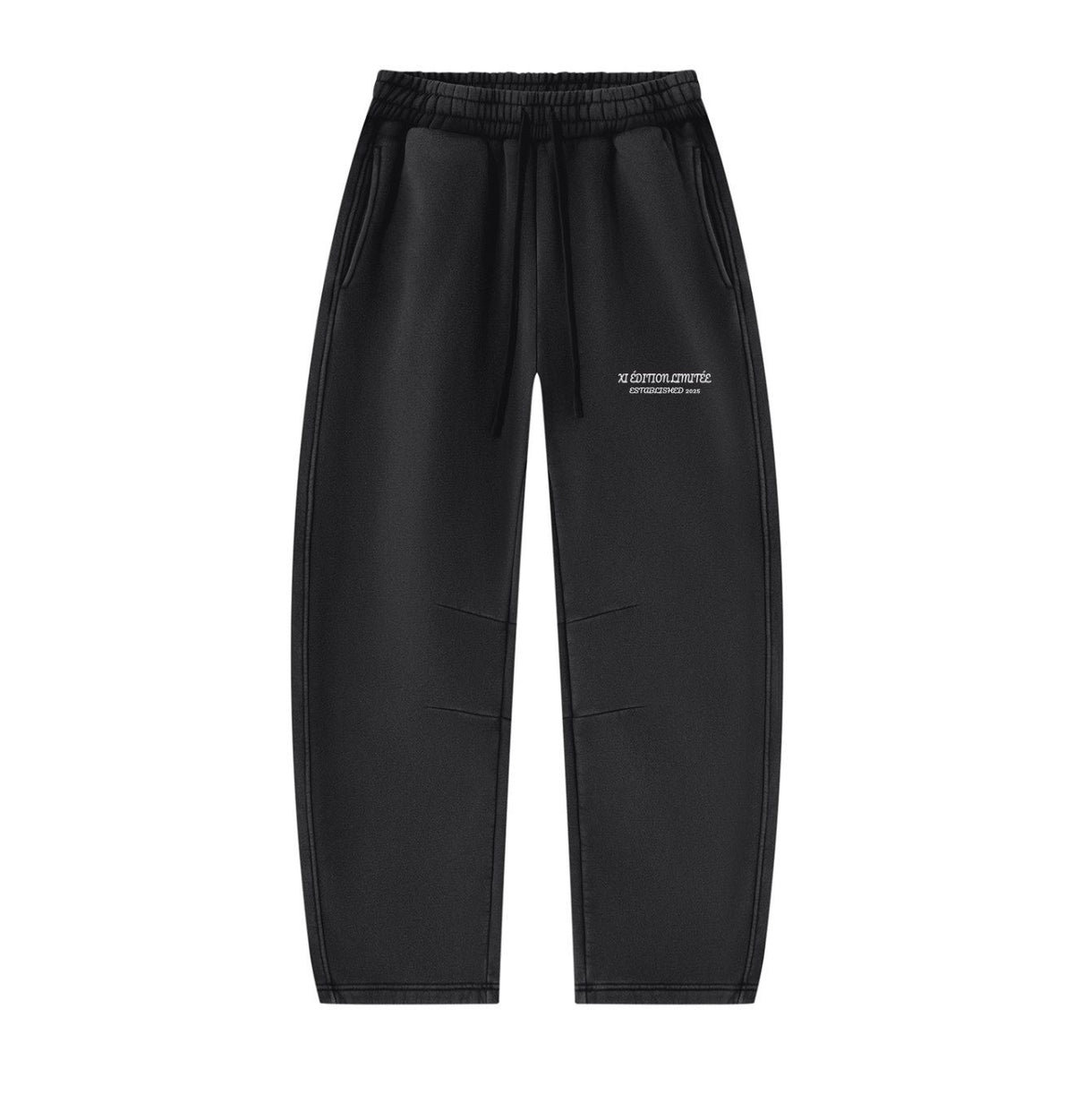 XI ÉDITION LIMITÉE AW26 — Washed Black Hoodie & Sweatpants