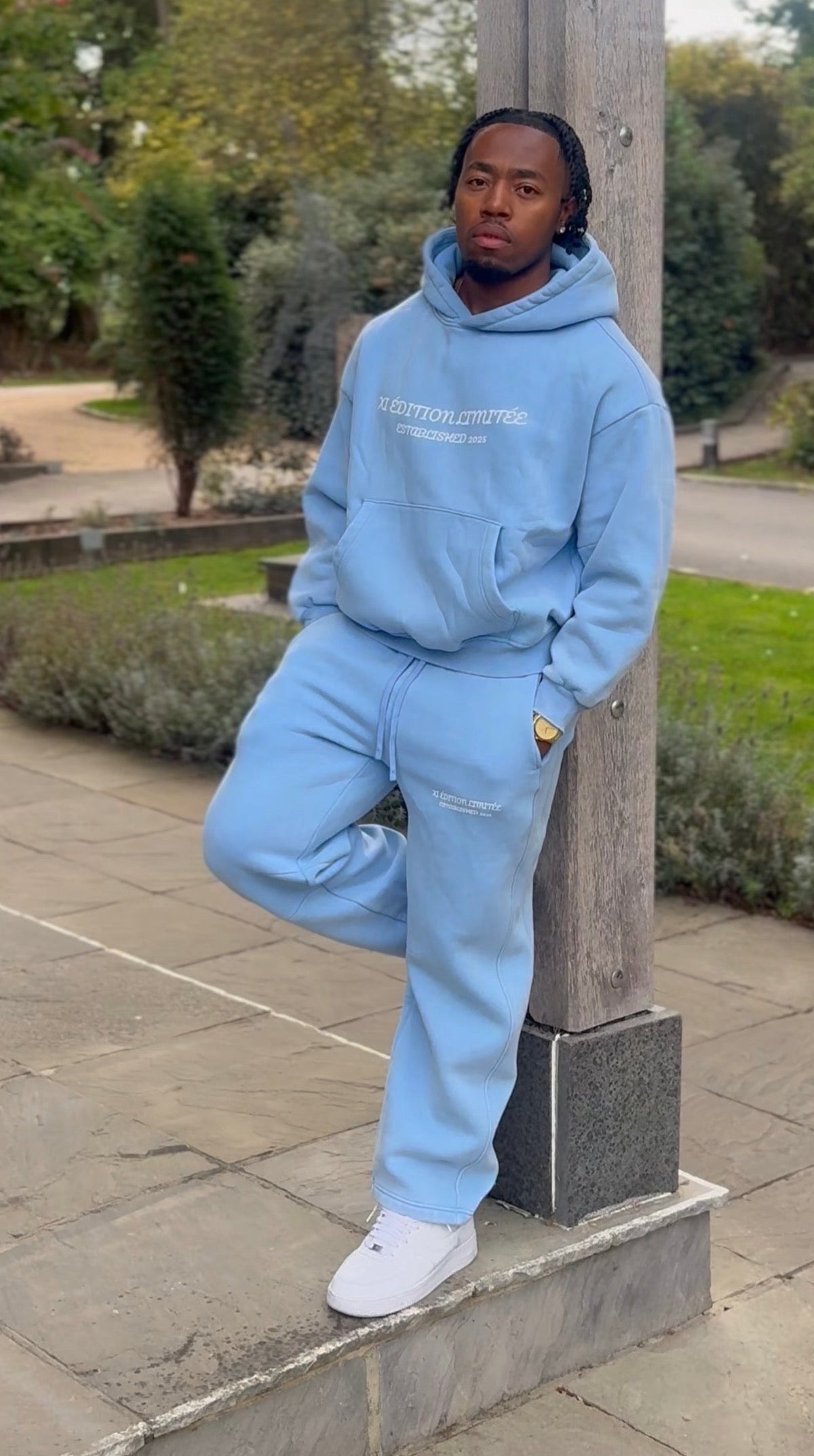 XI ÉDITION LIMITÉE AW26 — Baby Blue Hoodie & Sweatpants