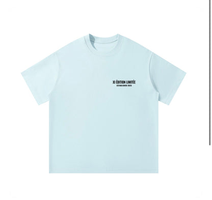 XI ÉDITION LIMITÉE Oversized Tee - Light Blue