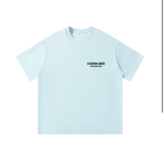 XI ÉDITION LIMITÉE Oversized Tee - Light Blue