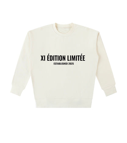 XI Édition Limitée Sweatshirt In Cream