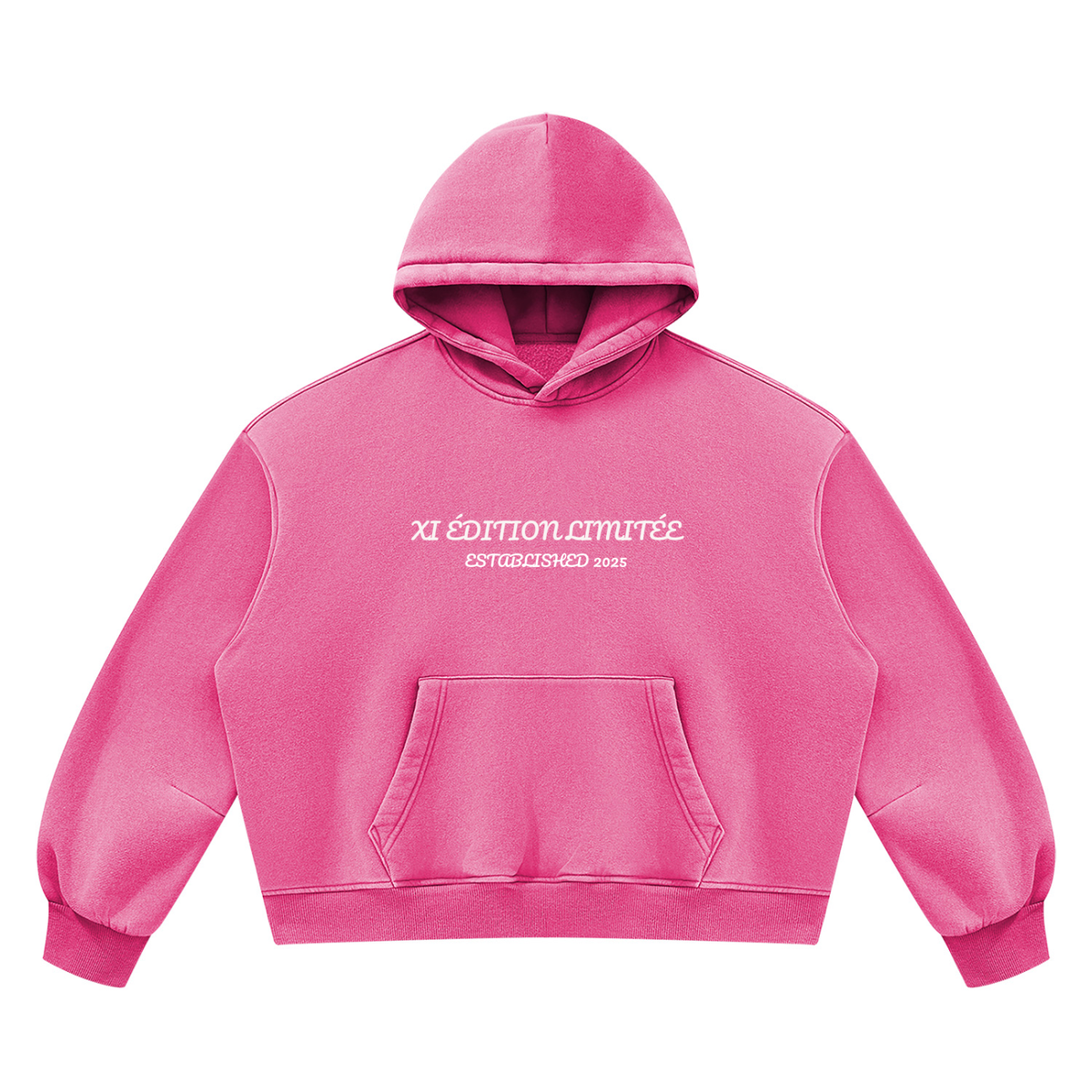 XI ÉDITION LIMITÉE AW26 — Washed Rose  Hoodie & Sweatpants