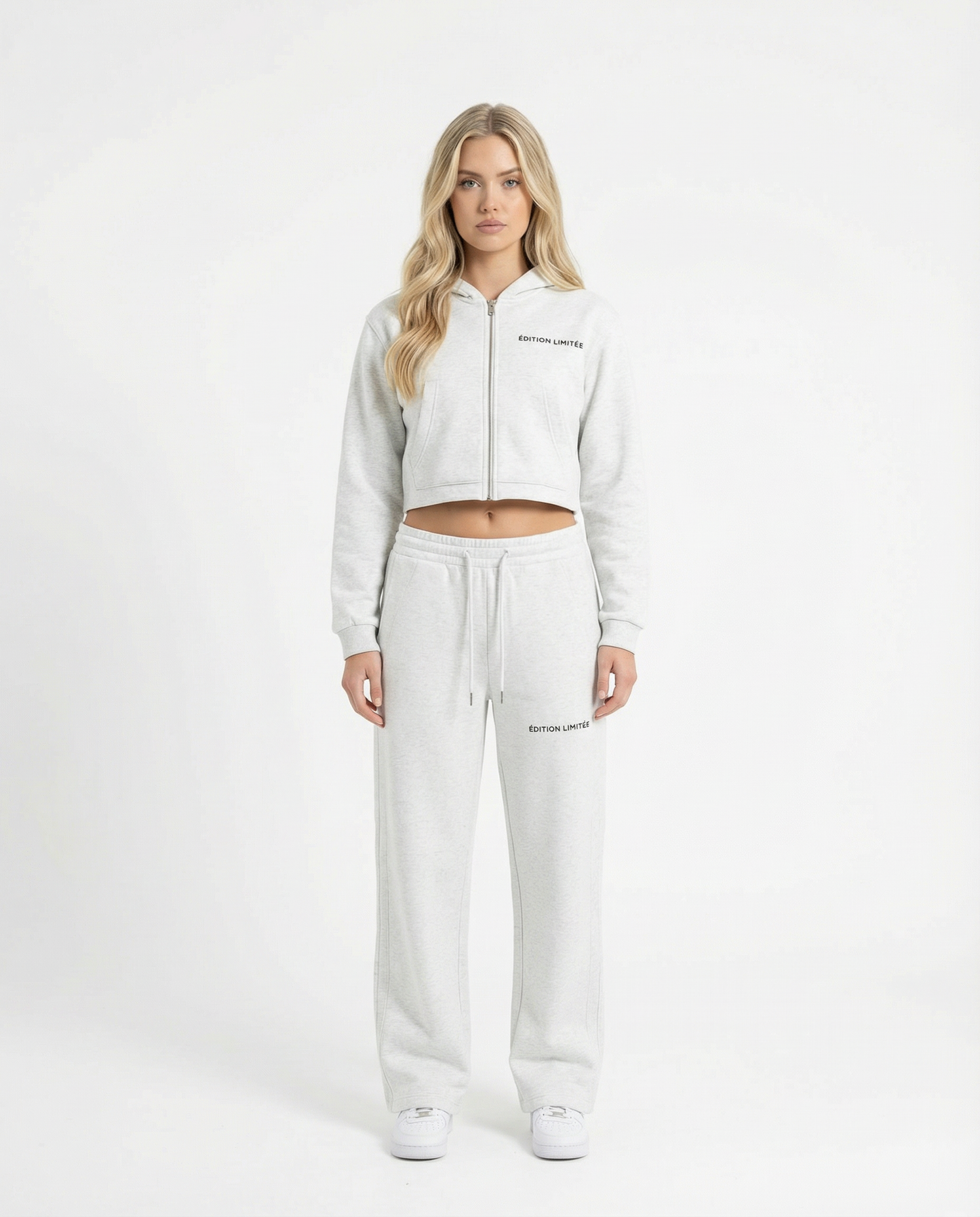 XI Édition Limitée Women's Hoodie & Sweatpants Set - Grey