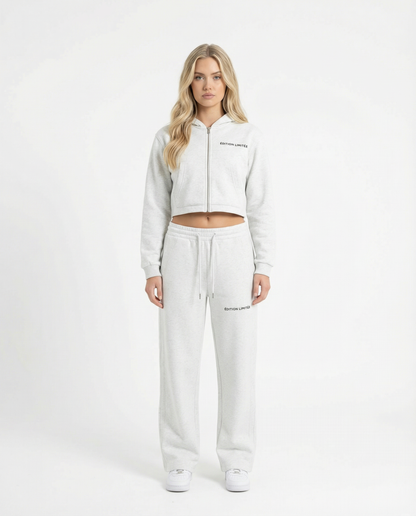 XI Édition Limitée Women's Hoodie & Sweatpants Set - Grey