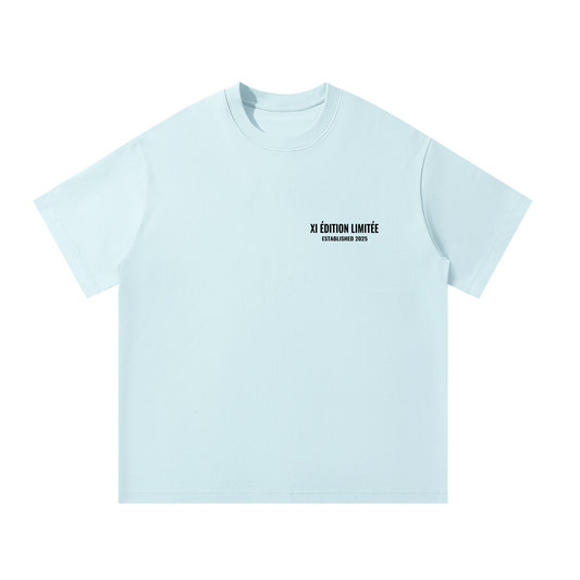XI ÉDITION LIMITÉE Oversized Tee - Light Blue