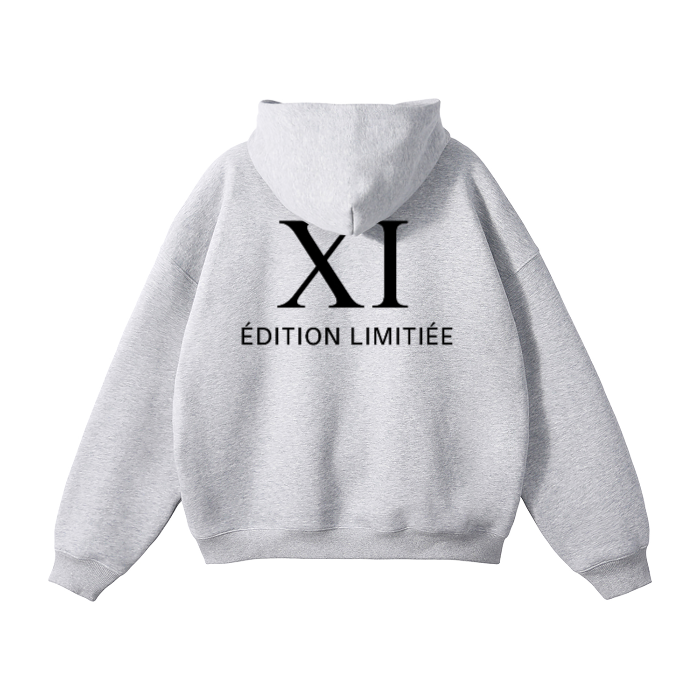 XI Édition Limitée Hoodie In Grey